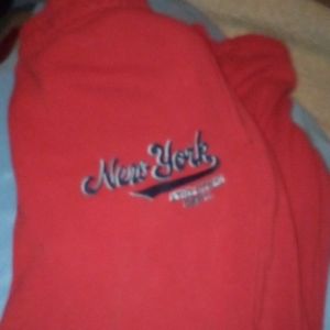 Rue 21 M red jogger pants womens